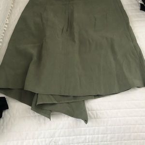 BCBG Dustyolive (Olive Green) Mini Skirt Size 0